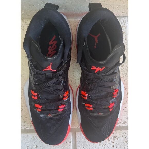 Nike Jordan Men\'s Shoes Jordan Zion 1 Bloodline Sz 8 Black/White/Bright Crimson main image 8
